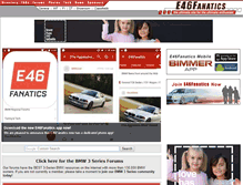 Tablet Screenshot of e46fanatics.com